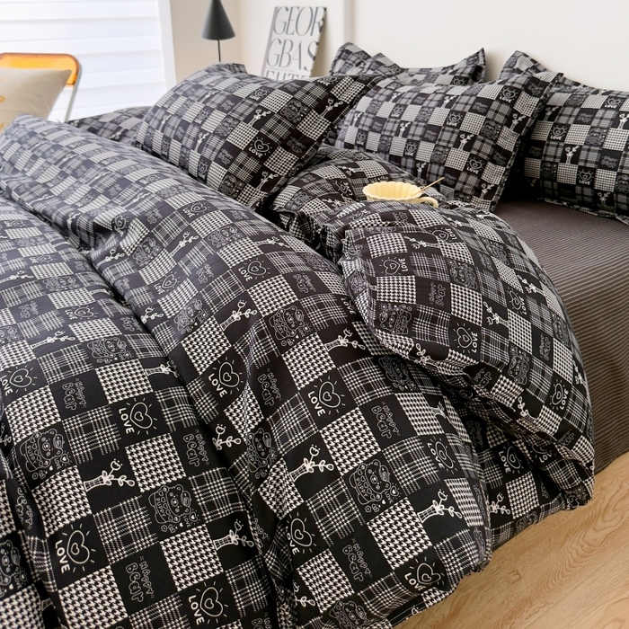 91家纺网 家纺一手货源 找家纺 （总）简冠家纺 2025新款植物羊绒磨毛四件套