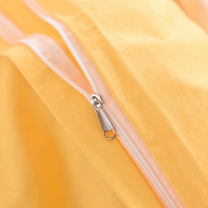 91家纺网 家纺一手货源 找家纺 花香四季家纺 2025新款13376纯棉贴布刺绣雪纺纱四件套-人鱼小姐  人鱼小姐姜黄