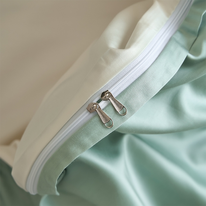 91家纺网 家纺一手货源 找家纺 618家纺 2025新款全棉60S100支纯棉长绒棉四件套-樱桃 樱桃蓝