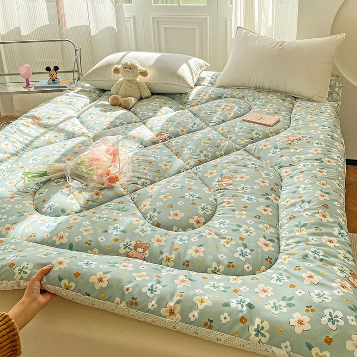 91家纺网 家纺一手货源 找家纺 （总）缦卡琳2022新款双面宝宝绒加厚牛奶绒冬被被子被芯