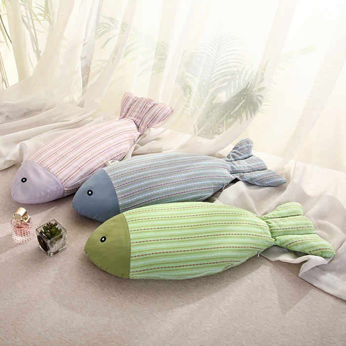 91家纺网 家纺一手货源 找家纺 （总）明星枕业 2025新款全棉纯棉水洗棉年年有鱼荞麦壳枕头 枕头枕芯