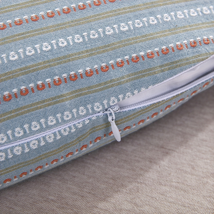 91家纺网 家纺一手货源 找家纺 明星枕业 2025新款全棉纯棉水洗棉年年有鱼荞麦壳枕头 枕头枕芯 年年有鱼-蓝色 30x60+-2cm/只