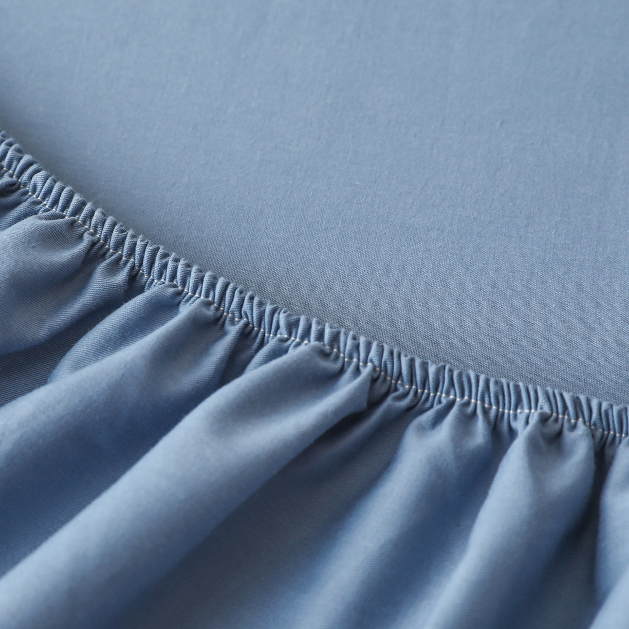 91家纺网 家纺一手货源 找家纺 眠博士 2025新款轻奢简约40s全棉纯棉纯色单床笠 床笠单件 床笠-宝蓝