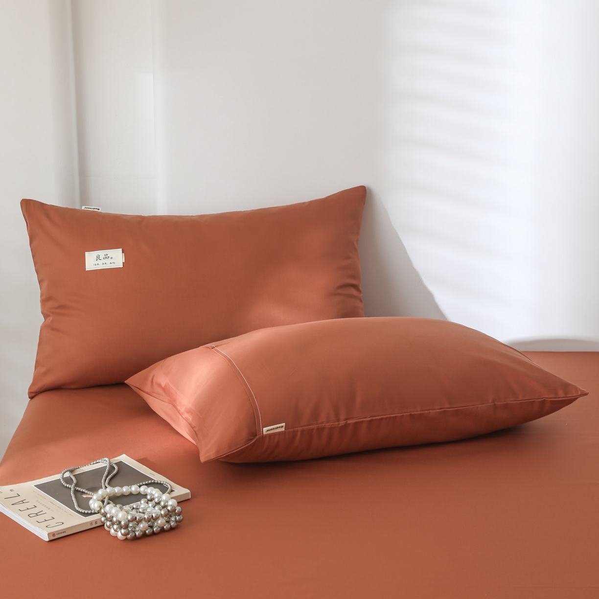 91家纺网 家纺一手货源 找家纺 眠博士 2025新款轻奢简约40s全棉纯棉纯色单床单 床单单件 40支床单-咖啡色