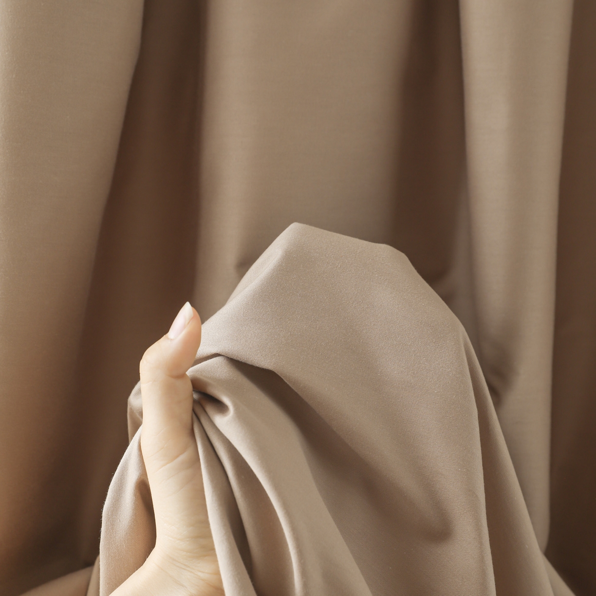 91家纺网 家纺一手货源 找家纺 眠博士 2025新款轻奢简约40s全棉纯棉纯色单床单 床单单件 40支床单-卡其