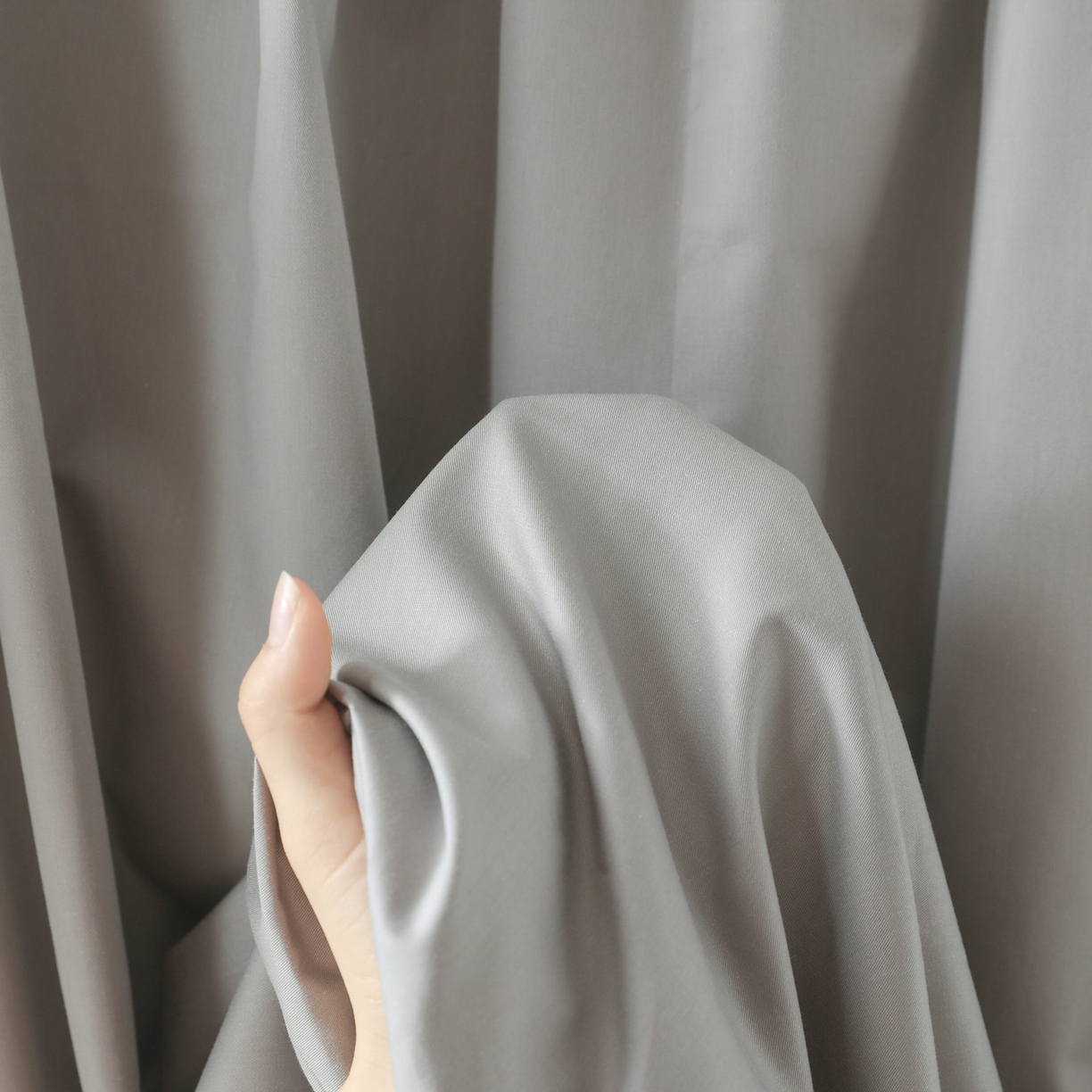 91家纺网 家纺一手货源 找家纺 眠博士 2025新款轻奢简约40s全棉纯棉纯色单床单 床单单件 40支床单-银灰色