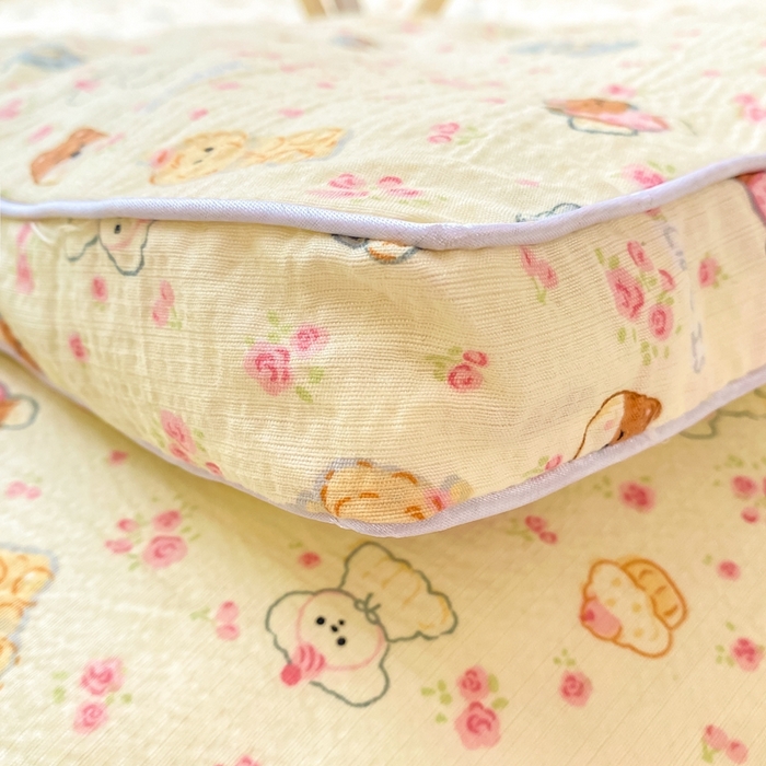 91家纺网 家纺一手货源 找家纺 仟网汇 2025新款云感皱皱纱双层纱棉花立体床垫 高西地