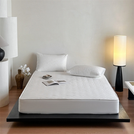 91家纺网 家纺一手货源 找家纺 （总）三味舒屋 2025新款防水全棉夹棉绗缝防水隔尿床笠-安缦