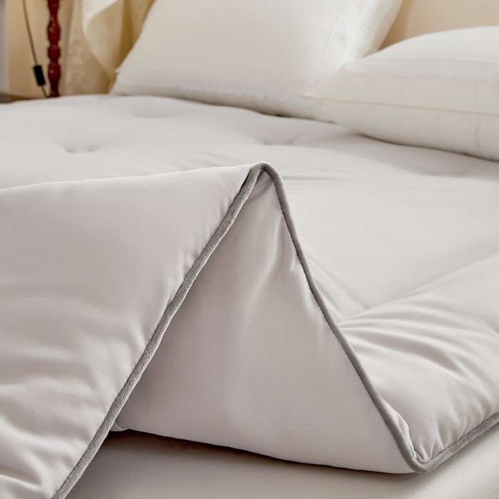 91家纺网 家纺一手货源 找家纺 林希 2025新款保暖软床垫床褥子榻榻米软床垫学生上下铺垫子（小暖垫系列） 灰色