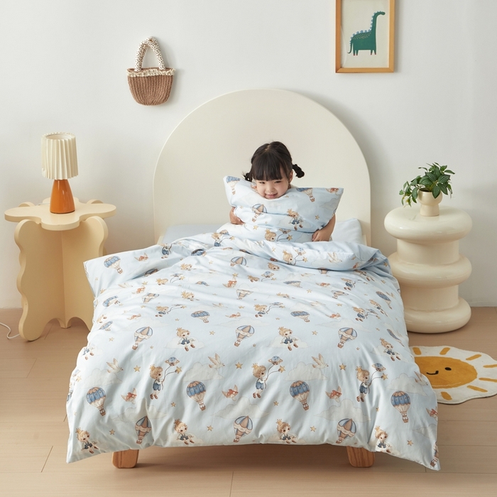 91家纺网 家纺一手货源 找家纺 荷马之梦 2025新款梦境系列—全棉40s数码印花原创手绘小版儿童幼儿园套件 小王子