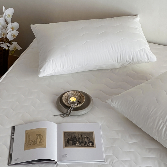 91家纺网 家纺一手货源 找家纺 （总）三味舒屋 2025新款防水全棉夹棉绗缝防水隔尿床笠-安缦