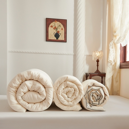 91家纺网 家纺一手货源 找家纺 （总）林希 新款暖绒棉大豆棉抗菌被加厚冬被春秋被