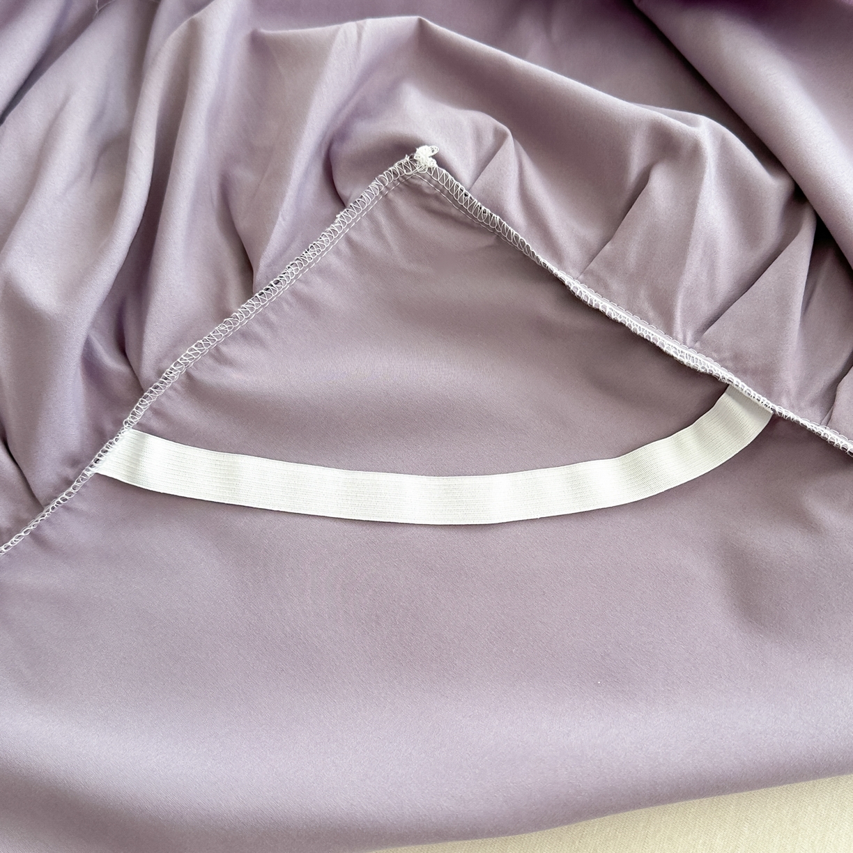 91家纺网 家纺一手货源 找家纺 柔享家（原芷澜家纺） 2025新款水洗棉磨毛系列四件套-恩格斯 丁香紫+香芋紫