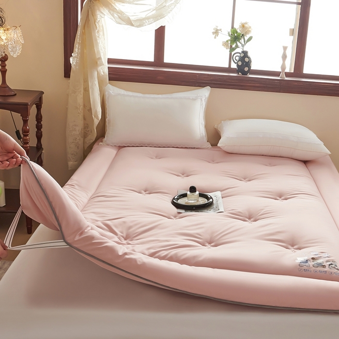 91家纺网 家纺一手货源 找家纺 林希 2025新款保暖软床垫床褥子榻榻米软床垫学生上下铺垫子（小暖垫系列） 粉色