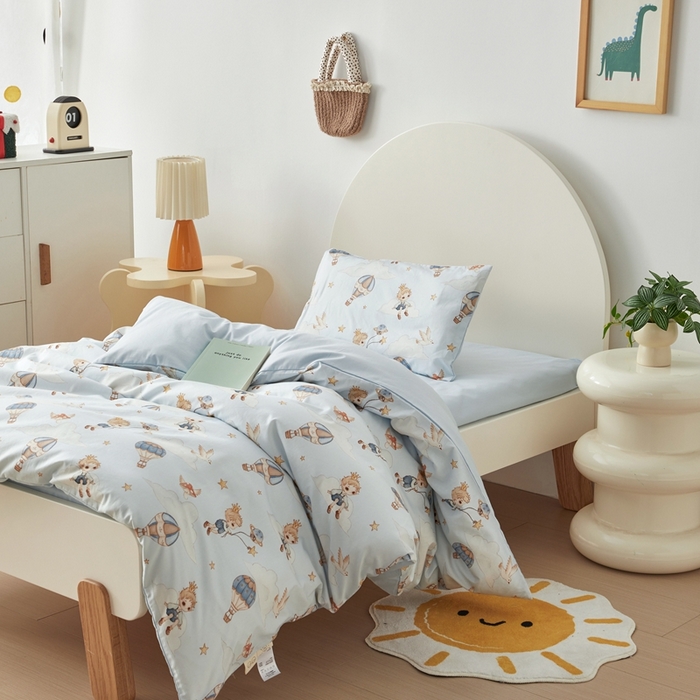 91家纺网 家纺一手货源 找家纺 荷马之梦 2025新款梦境系列—全棉40s数码印花原创手绘小版儿童幼儿园套件 小王子