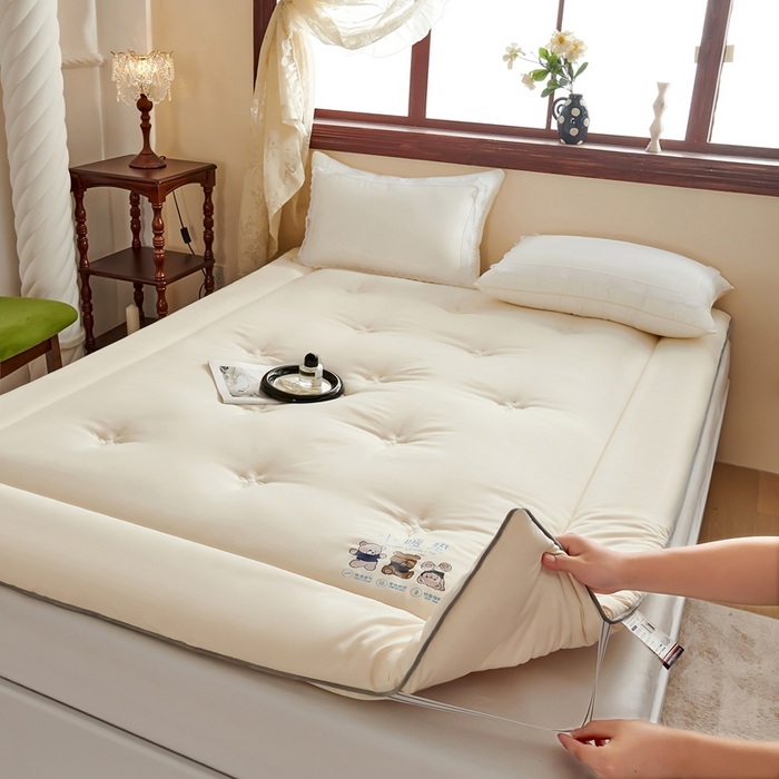 91家纺网 家纺一手货源 找家纺 （总）林希 2025新款保暖软床垫床褥子榻榻米软床垫学生上下铺垫子（小暖垫系列）