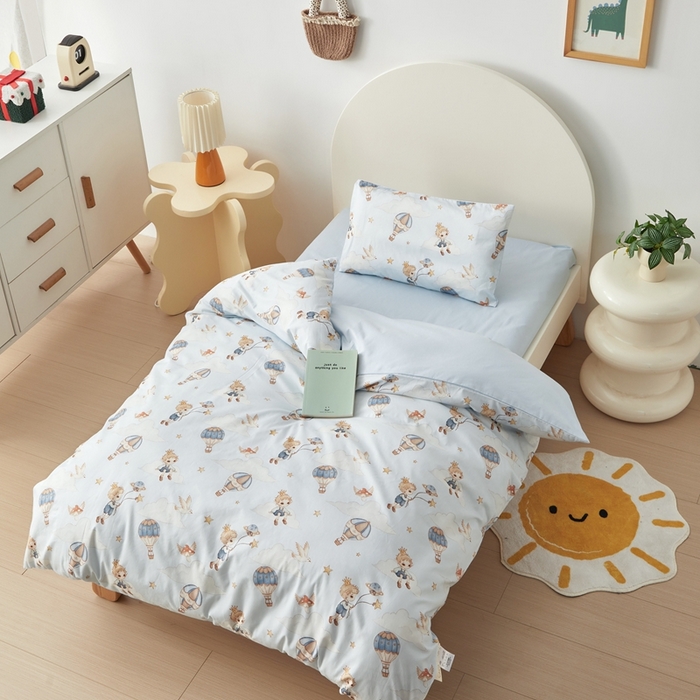 91家纺网 家纺一手货源 找家纺 荷马之梦 2025新款梦境系列—全棉40s数码印花原创手绘小版儿童幼儿园套件 小王子