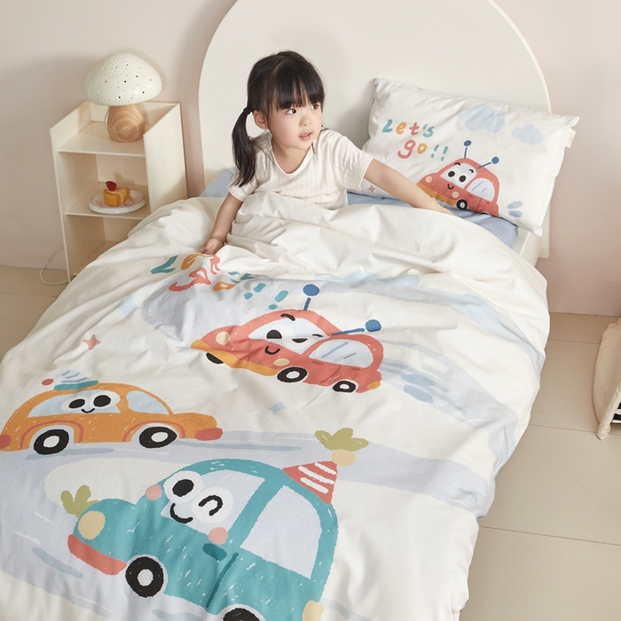 91家纺网 家纺一手货源 找家纺 （总）荷马之梦 2025新款童画系列—A类全棉40s数码印花原创大版卡通幼儿园套件