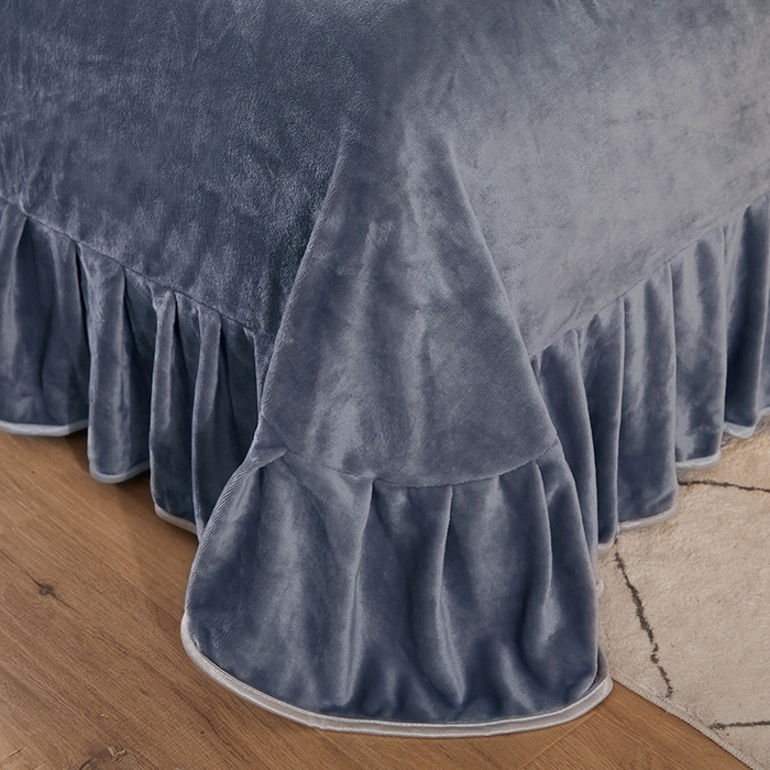 91家纺网 家纺一手货源 找家纺 栩裕 2025新款7斤重牛奶金貂绒印花牛奶绒四件套 维多利