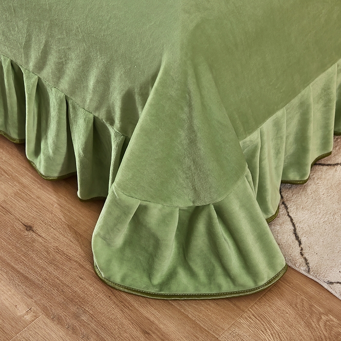 91家纺网 家纺一手货源 找家纺 栩裕 2025新款7斤重牛奶金貂绒印花牛奶绒四件套 可爱熊