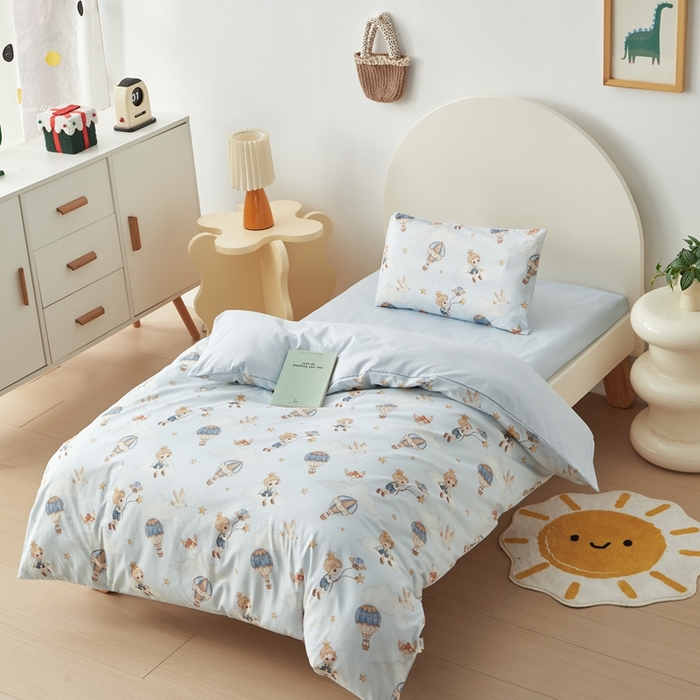 91家纺网 家纺一手货源 找家纺 荷马之梦 2025新款梦境系列—全棉40s数码印花原创手绘小版儿童幼儿园套件 小王子