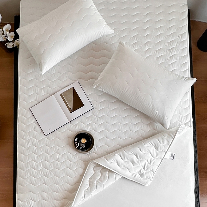 91家纺网 家纺一手货源 找家纺 （总）三味舒屋 2025新款双面全棉软床垫-曼波