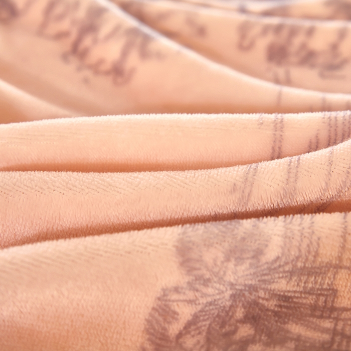 91家纺网 家纺一手货源 找家纺 栩裕 2025新款7斤重牛奶金貂绒印花牛奶绒四件套 水墨江南