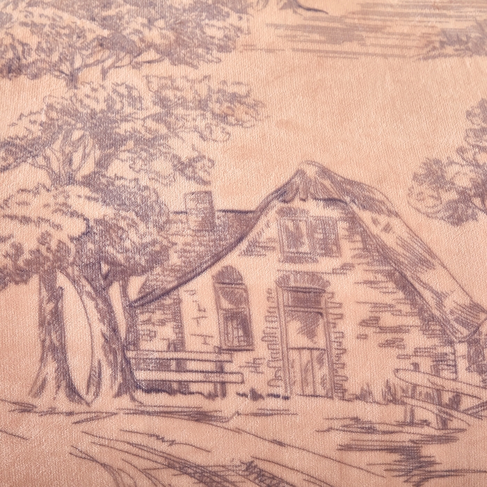 91家纺网 家纺一手货源 找家纺 栩裕 2025新款7斤重牛奶金貂绒印花牛奶绒四件套 水墨江南