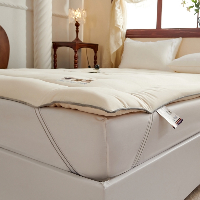 91家纺网 家纺一手货源 找家纺 林希 2025新款保暖软床垫床褥子榻榻米软床垫学生上下铺垫子（小暖垫系列） 白色