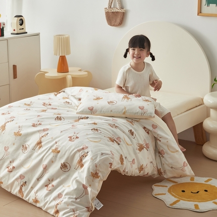 91家纺网 家纺一手货源 找家纺 （总）荷马之梦 2025新款梦境系列—全棉40s数码印花原创手绘小版儿童幼儿园套件