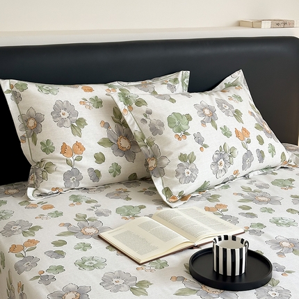 塞纳 2026新款铂金暖绒加厚磨毛单枕套 秋日芳菲