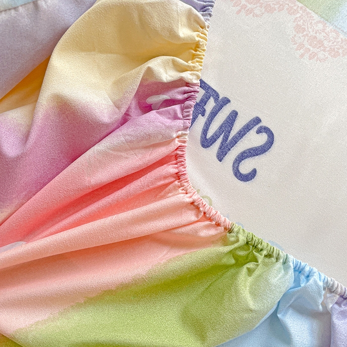 91家纺网 家纺一手货源 找家纺 （总）极梦家纺 2025新款磨毛植物羊绒印花单床笠三件套学生宿舍