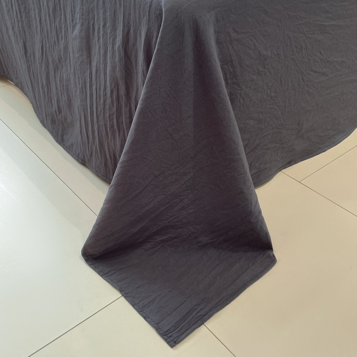 91家纺网 家纺一手货源 找家纺 凯洛奇 2025新款窗格纹泡泡纱阳离子四件套（提供买家秀） 窗格纹泡泡纱-黑白配