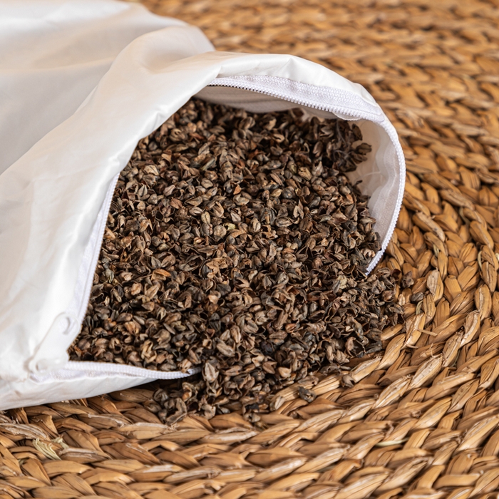 91家纺网 家纺一手货源 找家纺 织布人 2025新款荞麦枕丝绸贡缎圆柱糖果枕调养颈椎专用枕头硬枕芯 贡缎颈椎糖果枕-圆柱粉色 50x12cm/只