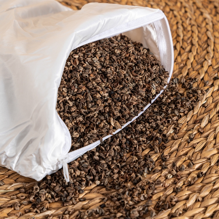 91家纺网 家纺一手货源 找家纺 织布人 2025新款荞麦枕丝绸贡缎圆柱糖果枕调养颈椎专用枕头硬枕芯 贡缎颈椎糖果枕-圆柱玉色 50x12cm/只