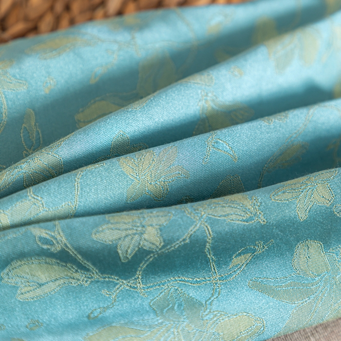 91家纺网 家纺一手货源 找家纺 织布人 2025新款荞麦枕丝绸贡缎圆柱糖果枕调养颈椎专用枕头硬枕芯 贡缎颈椎糖果枕-圆柱水蓝色 50x12cm/只