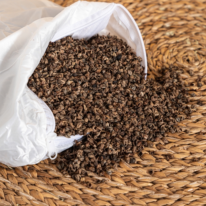 91家纺网 家纺一手货源 找家纺 织布人 2025新款荞麦枕丝绸贡缎圆柱糖果枕调养颈椎专用枕头硬枕芯 贡缎颈椎糖果枕-圆柱紫色 50x12cm/只