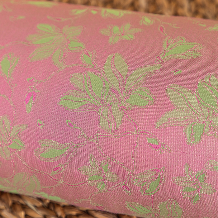 91家纺网 家纺一手货源 找家纺 织布人 2025新款荞麦枕丝绸贡缎圆柱糖果枕调养颈椎专用枕头硬枕芯 贡缎颈椎糖果枕-圆柱粉色 50x12cm/只