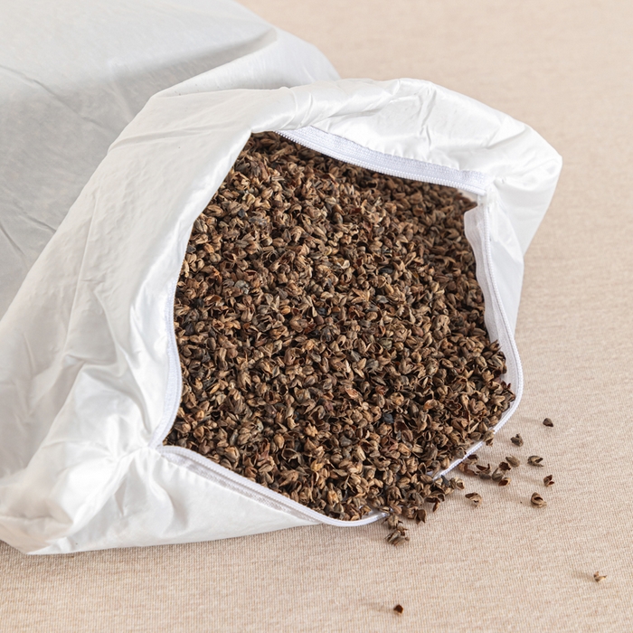 91家纺网 家纺一手货源 找家纺 织布人 2025新款荞麦枕贡缎提花可调节高度糖果枕头颈椎专用枕腰靠枕芯 贡缎提花可调节糖果枕-水蓝色 56x28cm/只