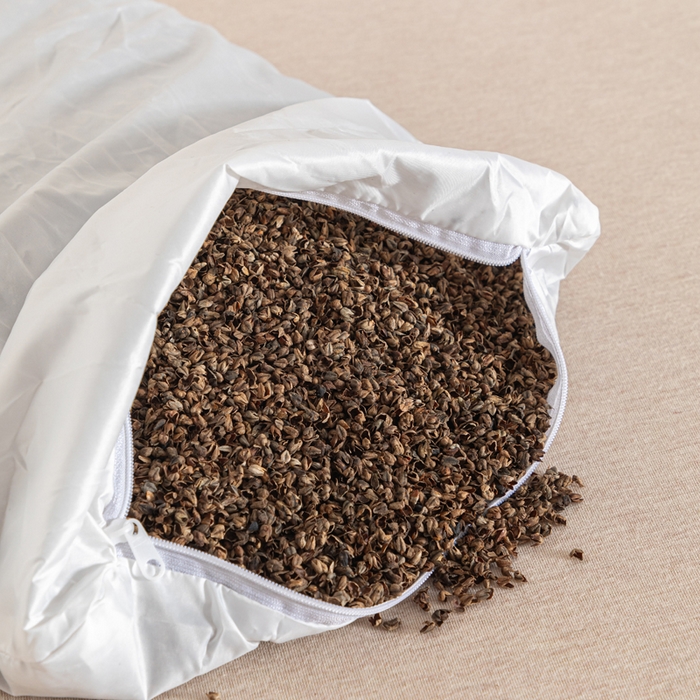 91家纺网 家纺一手货源 找家纺 织布人 2025新款荞麦枕贡缎提花可调节高度糖果枕头颈椎专用枕腰靠枕芯 贡缎提花可调节糖果枕-天空兰 56x28cm/只