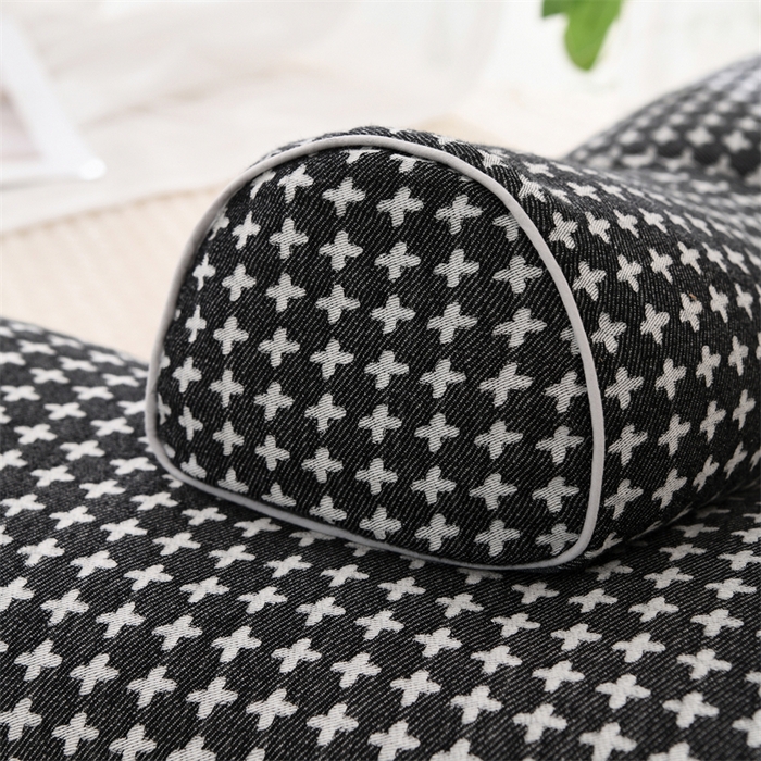 91家纺网 家纺一手货源 找家纺 织布人 2025新款荞麦枕全棉斜纹颈椎长枕头全荞麦壳颈椎养护硬枕头枕芯 纯棉斜纹颈椎长枕-灰色 48x15cm/只