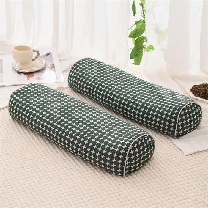 91家纺网 家纺一手货源 找家纺 （总）织布人 2025新款荞麦枕全棉斜纹颈椎长枕头全荞麦壳颈椎养护硬枕头枕芯