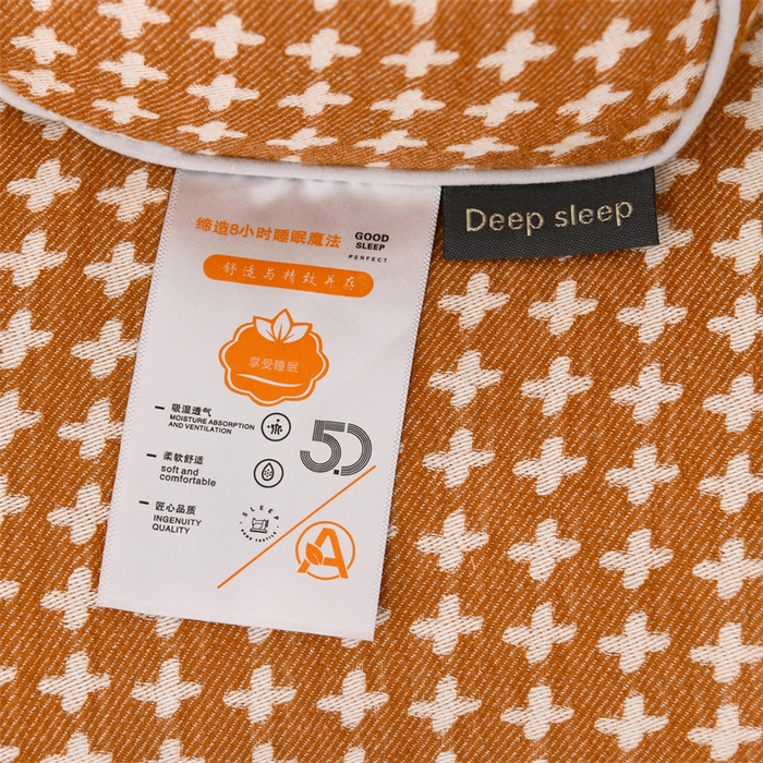 91家纺网 家纺一手货源 找家纺 织布人 2025新款荞麦枕全棉斜纹颈椎长枕头全荞麦壳颈椎养护硬枕头枕芯 纯棉斜纹颈椎长枕-桔色 48x15cm/只