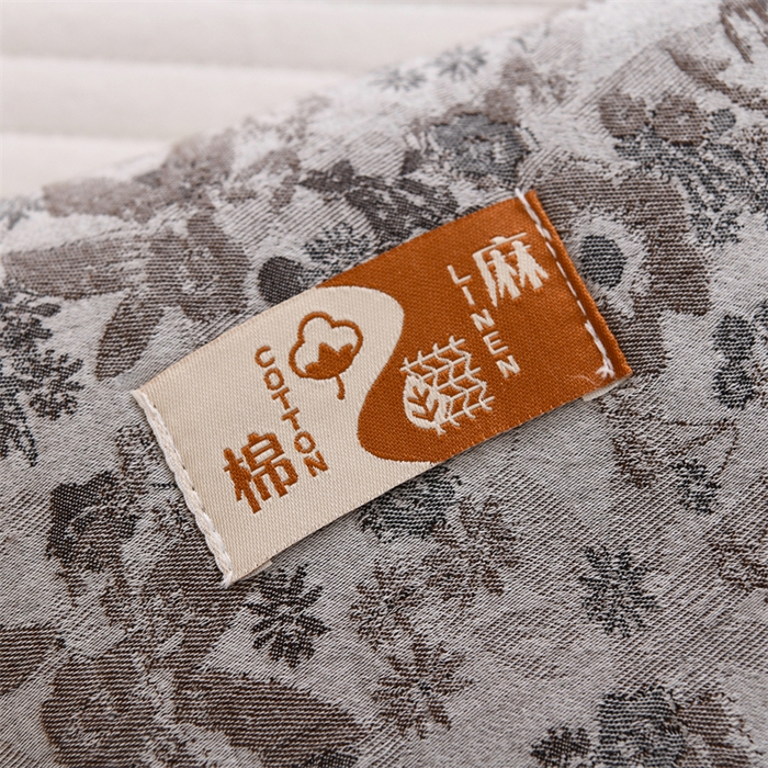 91家纺网 家纺一手货源 找家纺 织布人 2025新款荞麦枕棉麻复古风水墨画圆柱组合枕颈椎拉伸可调节硬枕芯 棉麻水墨画圆柱组合枕-竹语风吟灰 组合枕-圆柱：48x10cm/只 方枕：48x28cm/只