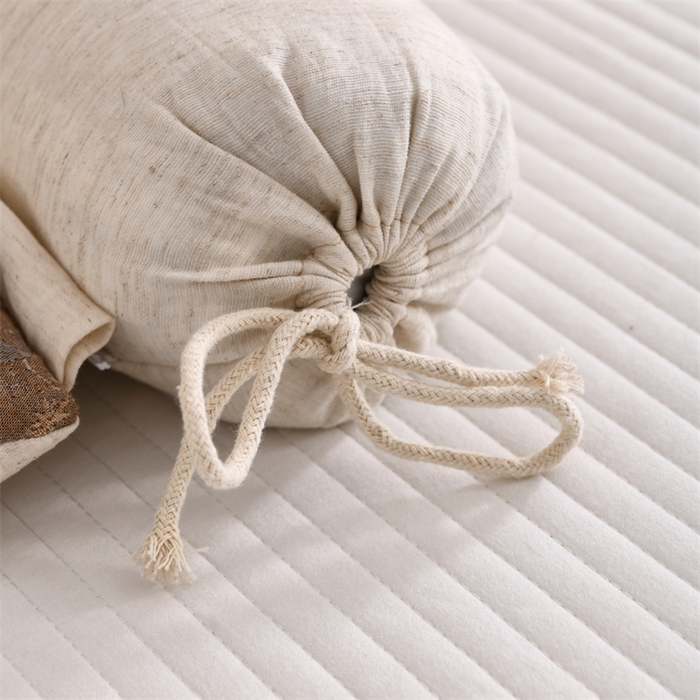 91家纺网 家纺一手货源 找家纺 织布人 2025新款荞麦枕棉麻复古风水墨画圆柱组合枕颈椎拉伸可调节硬枕芯 棉麻水墨画圆柱组合枕-梵朴 组合枕-圆柱：48x10cm/只 方枕：48x28cm/只