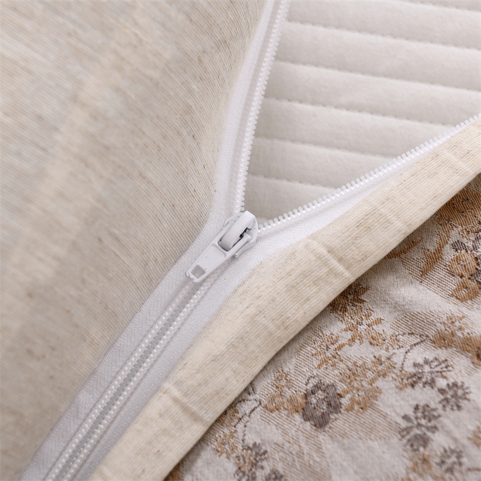 91家纺网 家纺一手货源 找家纺 织布人 2025新款荞麦枕棉麻复古风水墨画圆柱组合枕颈椎拉伸可调节硬枕芯 棉麻水墨画圆柱组合枕-竹语风吟咖 组合枕-圆柱：48x10cm/只 方枕：48x28cm/只