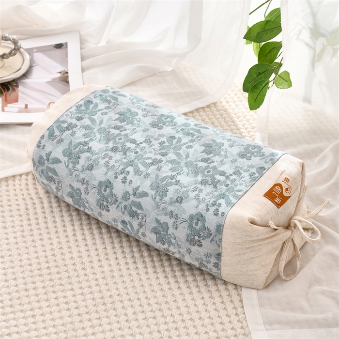 91家纺网 家纺一手货源 找家纺 织布人 2025新款荞麦枕棉麻水墨画可调节高度颈椎枕头成人专用硬高枕芯 棉麻水墨画可调节枕-叶韵 58x30CM/只