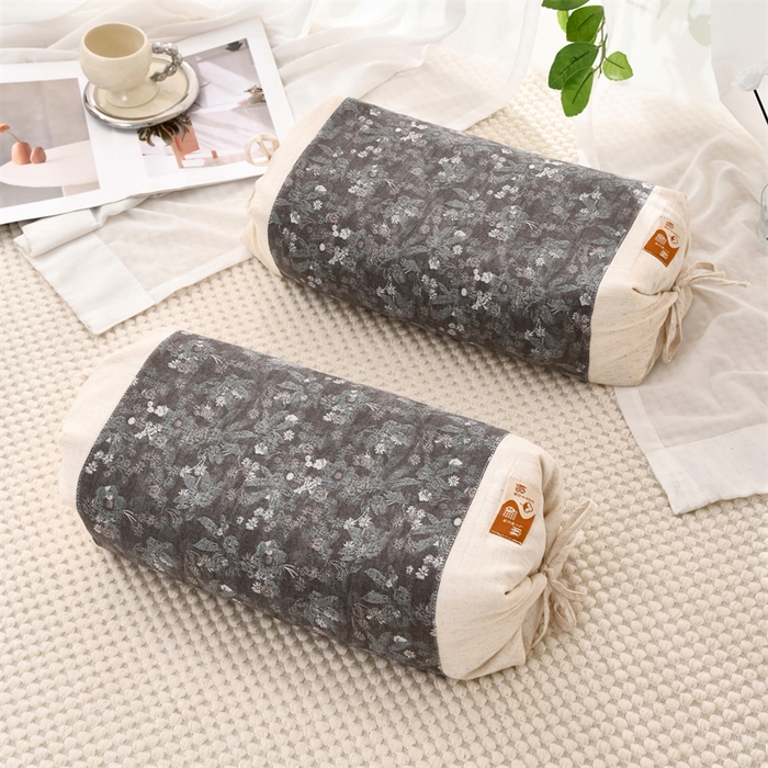 91家纺网 家纺一手货源 找家纺 织布人 2025新款荞麦枕棉麻水墨画可调节高度颈椎枕头成人专用硬高枕芯 棉麻水墨画可调节枕-水墨江南 58x30CM/只