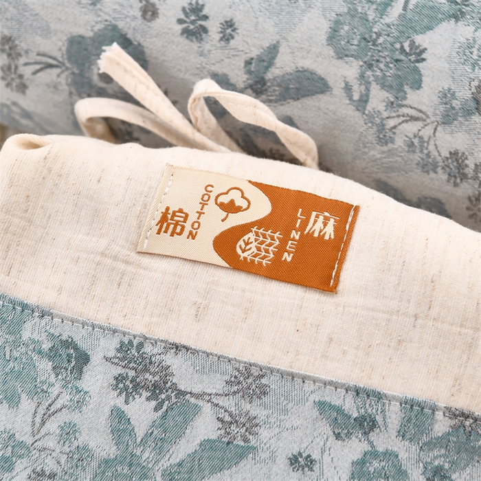 91家纺网 家纺一手货源 找家纺 织布人 2025新款荞麦枕棉麻水墨画可调节高度颈椎枕头成人专用硬高枕芯 棉麻水墨画可调节枕-叶韵 58x30CM/只