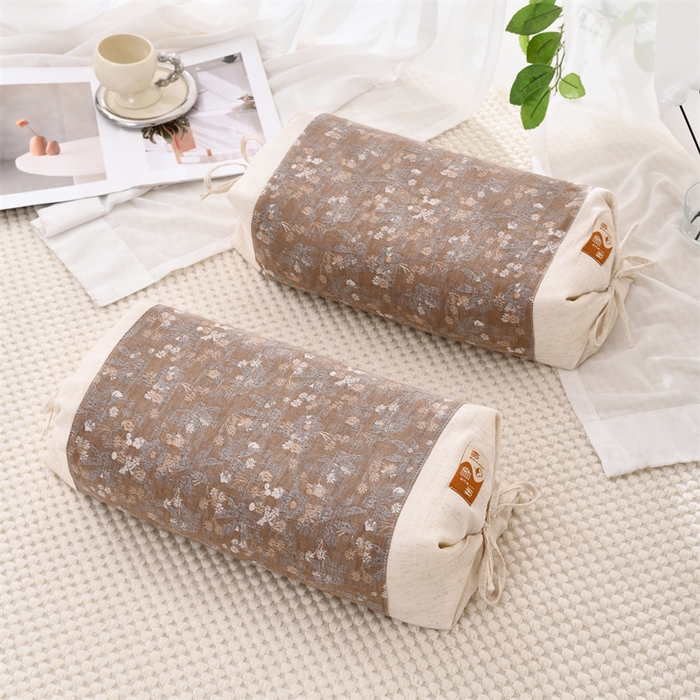 91家纺网 家纺一手货源 找家纺 织布人 2025新款荞麦枕棉麻水墨画可调节高度颈椎枕头成人专用硬高枕芯 棉麻水墨画可调节枕-梵朴 58x30CM/只